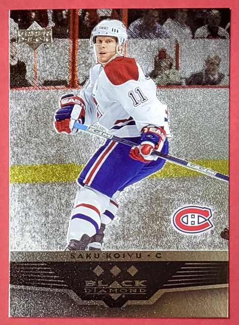 Saku Koivu 2005-06 Upper Deck Black Diamond #136 ☆TRIPLE DIAMOND SSP☆