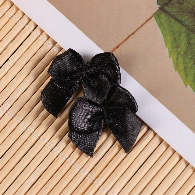 180 Pcs Christmas Bows Wreath Mini Outdoor Wreath Bows Handmade Hair Bows 3