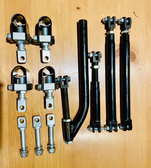 Adjustable Motorcycle Sidecar Mounting Strut – Universal Fit, Steel Rod For Sidecar Installation