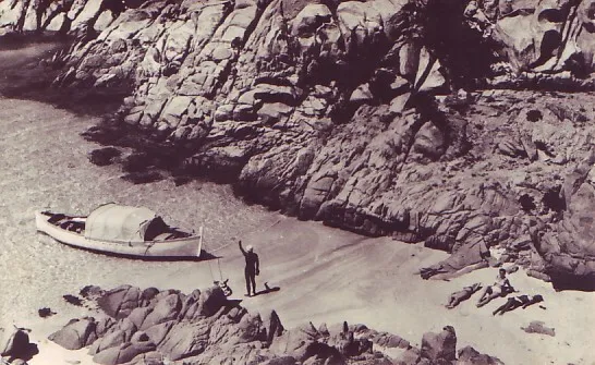 Caprera(Olbia-Tempio)-La spiaggia Club Mediterranee-1950