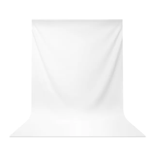 LS 6x9 ft White Muslin Backdrop Background Screen Video Photography Studio