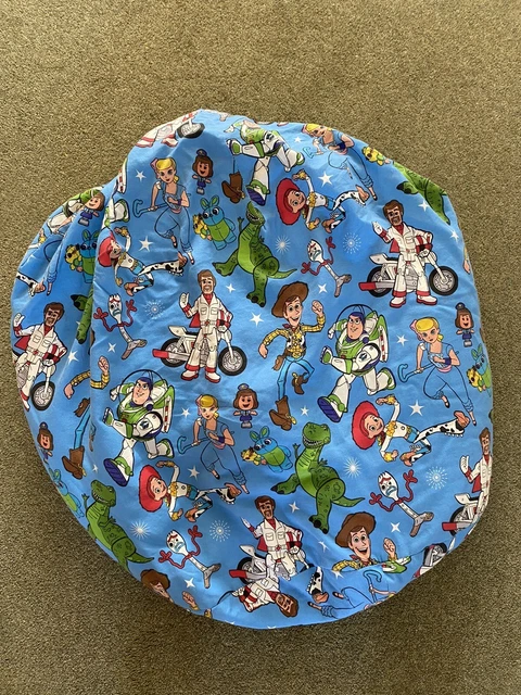 Toy Story 4 Rescue Bean Bag Asiento Buzz Tenedor Leñoso Usado Pero Sin Daños