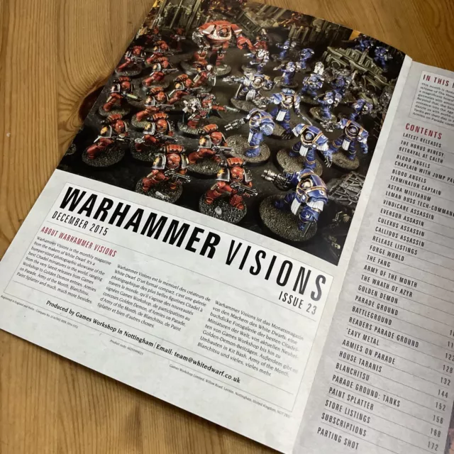 Warhammer Visions magazine Issue 23 - Dec 2015 - Games Workshop 3