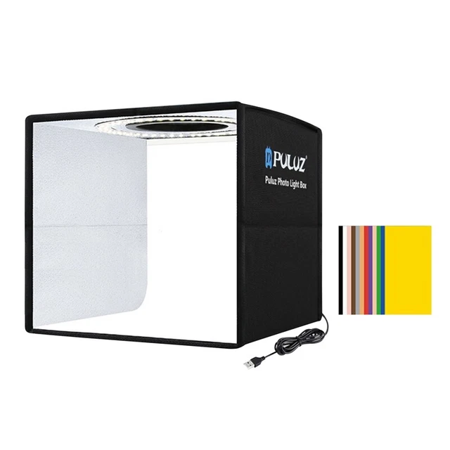 LED Softbox Portátil Simple Plegable Estudio de Fotografía con Backgr de 12 Colores H1N6