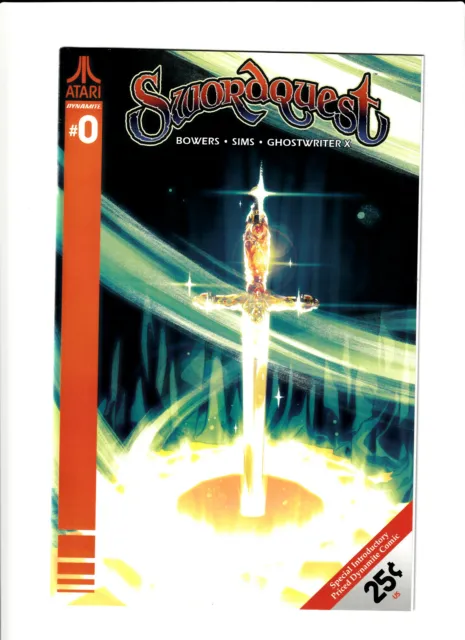 Swordquest #0 Dynamite Comics 2017 NM 9.4+ Based on Atari 2600 video game.
