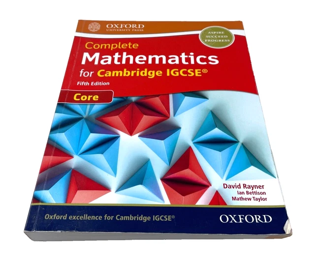 COMPLETE MATHEMATICS FOR Cambridge IGCSE Fifth 5th Edition Student Book ...