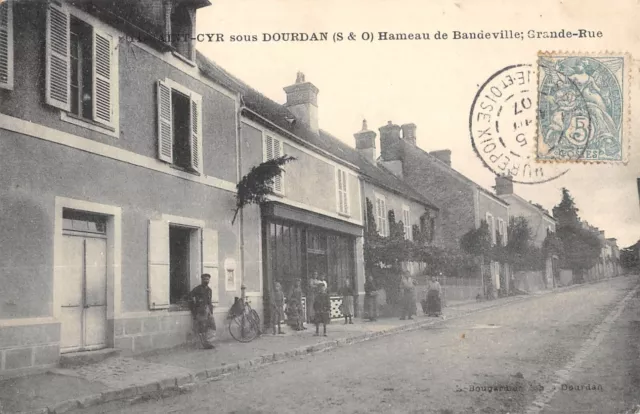 Cpa 91 Saint Cyr Sous Dourdan / Hameau De Bandeville / Grande Rue