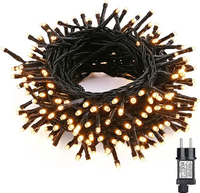luce bianca calda 720 LED a ghiacciolo Festive Productions Catena luminosa a bassa tensione con telecomando per effetto nevicata 
