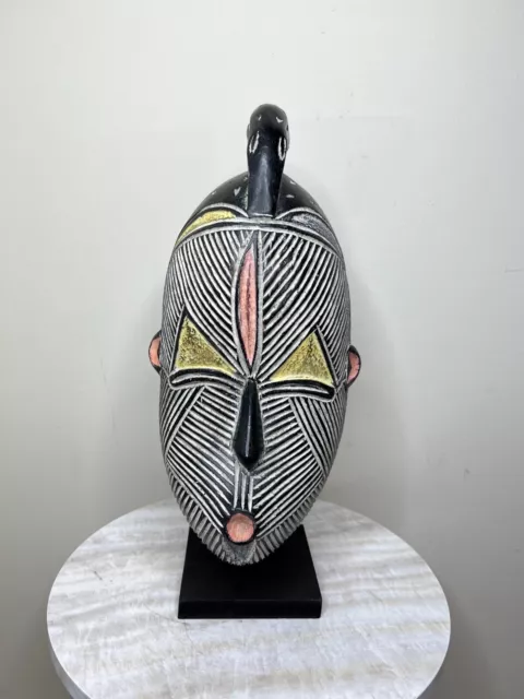 Hand carved Songye mask. For home decor, collectors, office decor. African mask.