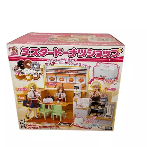 Takara Tomy Licca Chan Mister Donut Shop Elaborate Japanese Donut Shop 202403R