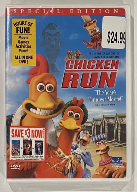 CHICKEN RUN (DVD 2006, Widescreen) Brand New Sealed, Dreamworks $8.00 ...