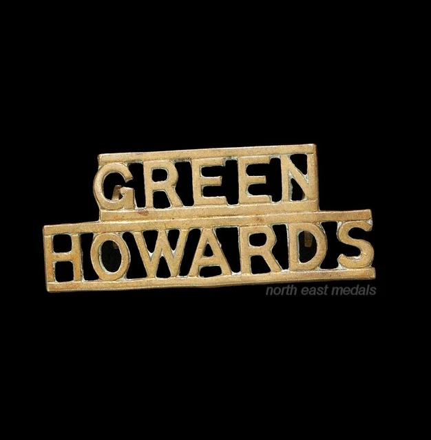 Green Howards Yorkshire Regiment Shoulder Title Badge