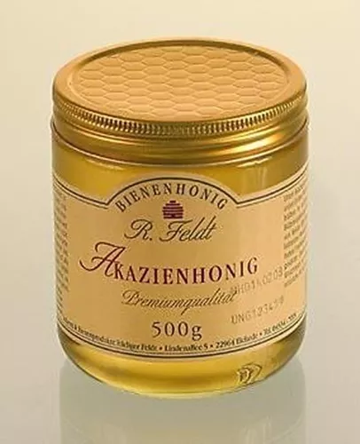 Akazien Honig 100% reiner Imker Bienenhonig Brotaufstrich 1A Qualität 500g Glas