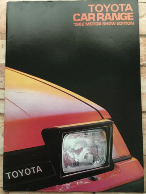 Toyota Car Range Brochure - Motor Show Edition - October 1982
