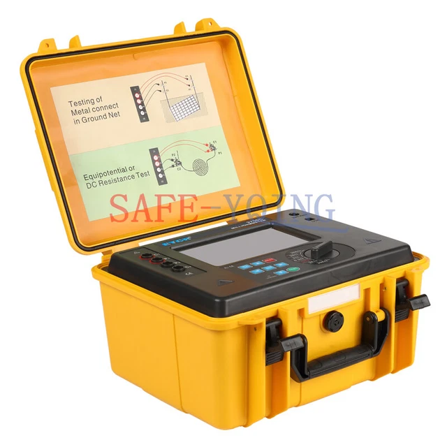 1PCS ETCR ETCR3700C Intelligent Equipotential Bonding Resistance Tester