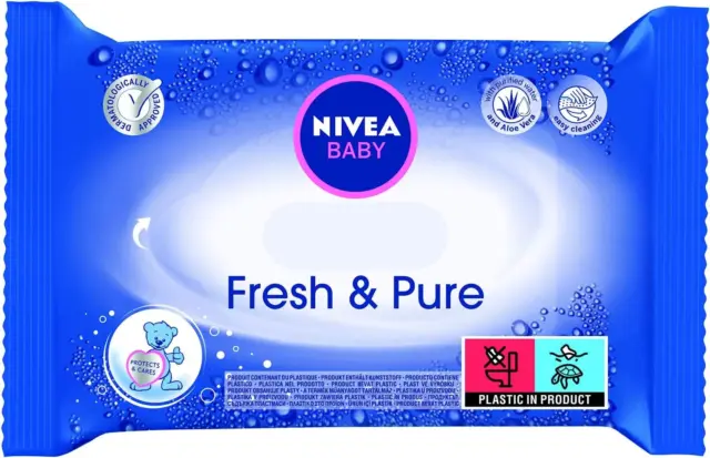 Nivea Baby Fresh & Pure Wet Wipes 63x