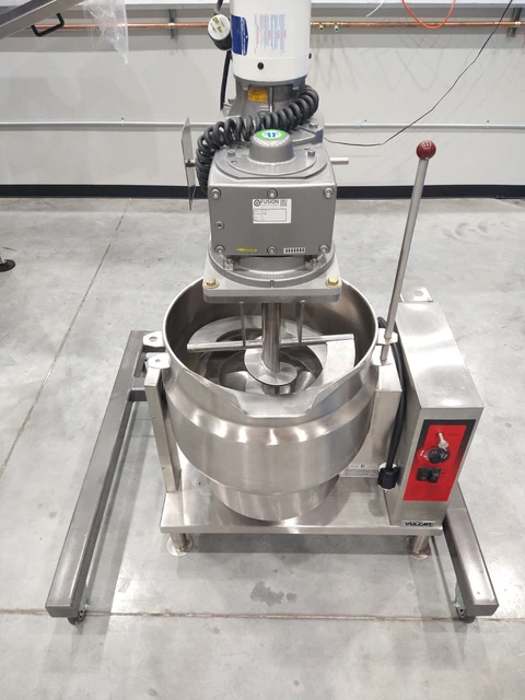 20 Gallon Vulcan-Hart K20ETT Electric Mixing Kettle With Helical Mixer/Stand