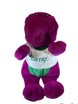 purple stuffed dinosaur
