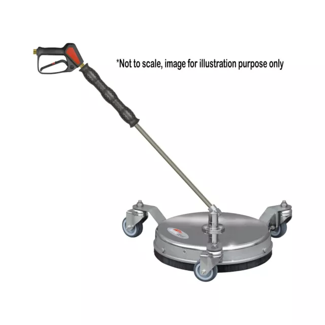 12" Turbo Devil TD300 Stainless Steel Surface Cleaner Gun Lance Pressure Washer