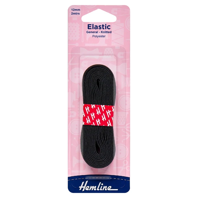 Hemline Allzweck Strick elastisch: 2m x 12mm