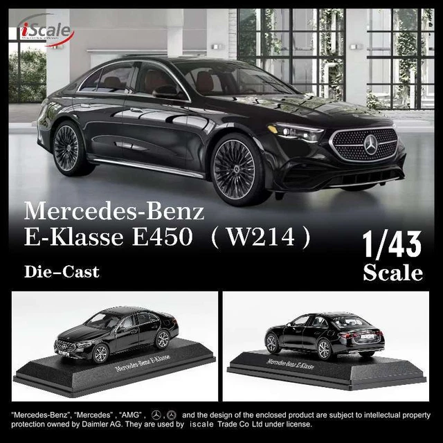 Mercedes-Benz Classe E 2024 (W214) Bleue - I-Scale 1/43 - Miniature Métal - Neuve