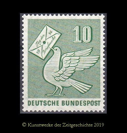 Bund BRD 1956 Michel 247 Tag der Briefmarke 1956 Brieftaube sauber postfrisch **