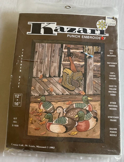 Kazari Nuevo Punch Bordado Patos Caza Al aire libre