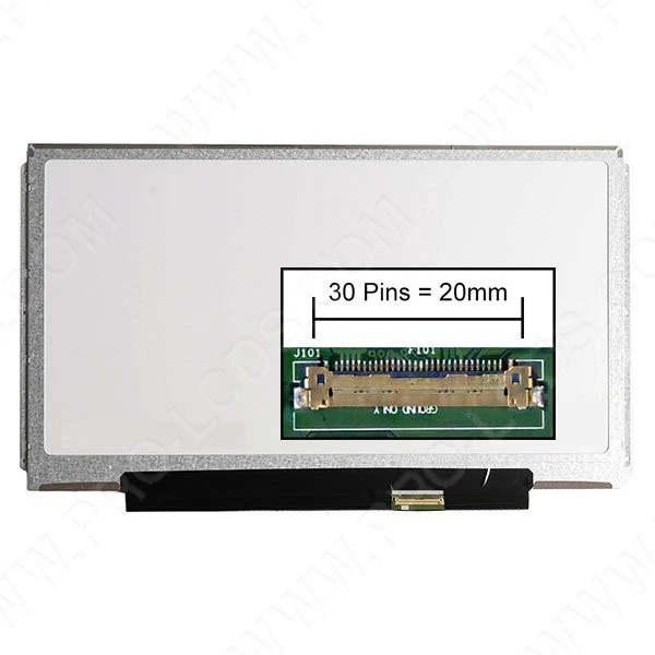 DISPLAY 14.0 30PIN WLED SLIM WXGA HD (1366x768) GLOSSY 60HZ eDP VC.D PCBA FLAT SEG. U/D BRACKET