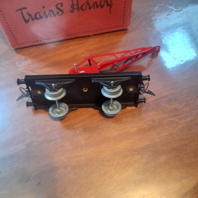 HORNBY "wagon grue N°1" bleu et jaune (circa 1935) (0 vintage