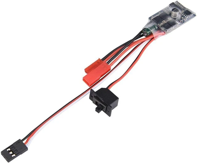 VGEBY ESC Regolatore Di Velocità Bidirezionale Spazzolato Per Camion RC WPL 1608T - 180 Giorni Di Garanzia