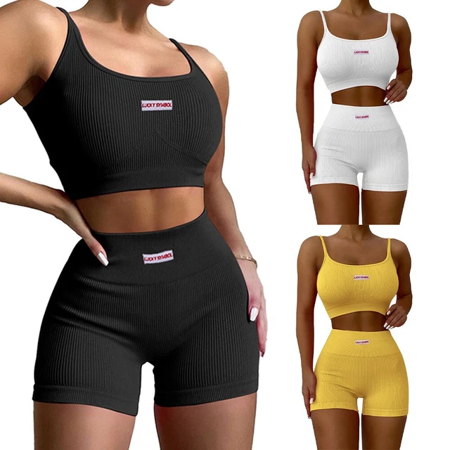 Top Trainingsanzug Training Urlaub Activewear Crop Top Damen Hochwertig