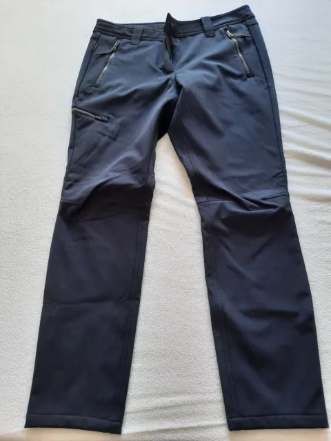 Icepeak Softshellhose Damen Gr.44, dunkelblau, Fleeceinnenseite, gebraucht