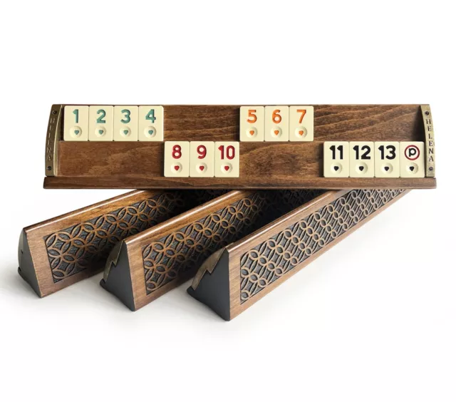 Rummy Deluxe Edition Hitit Wooden Rummy Cues Handmade Rumicube