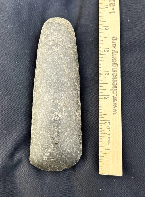 Celt Un-grooved Axe Native American Indian Artifact Tool 8+" New York Arrowhead