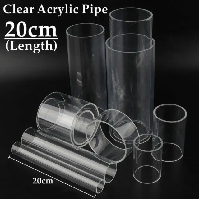 Pipe Clear Garden Water Connectors Transparent Acrylic Aquarium Fish Tank Tube