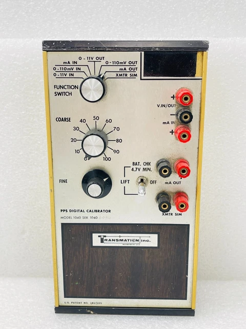 Transmation Model 1040 PPS Digital Calibrator / USED - FREE SHIPPING