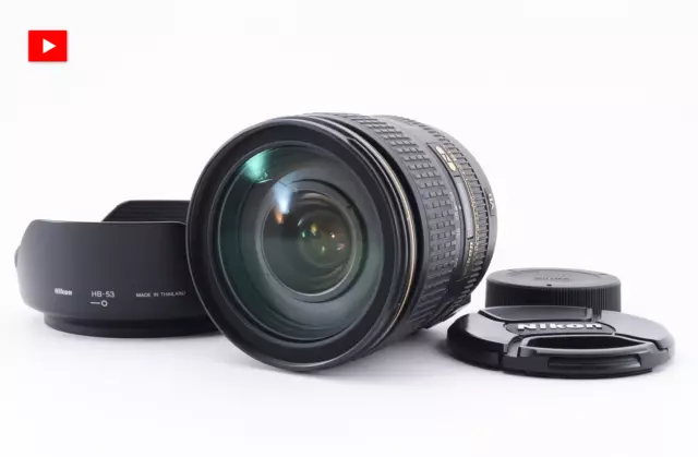 [NEAR MINT w/ Lens Hood] Nikon AF-S 24-120mm F/4 G ED VR Nikkor Lens from Japan