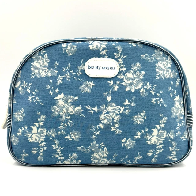 Süße New York Make-up Tasche Aus Canvas - Große Kosmetiktasche Für Mädchen Und Damen, Perfekt Als Geschenk