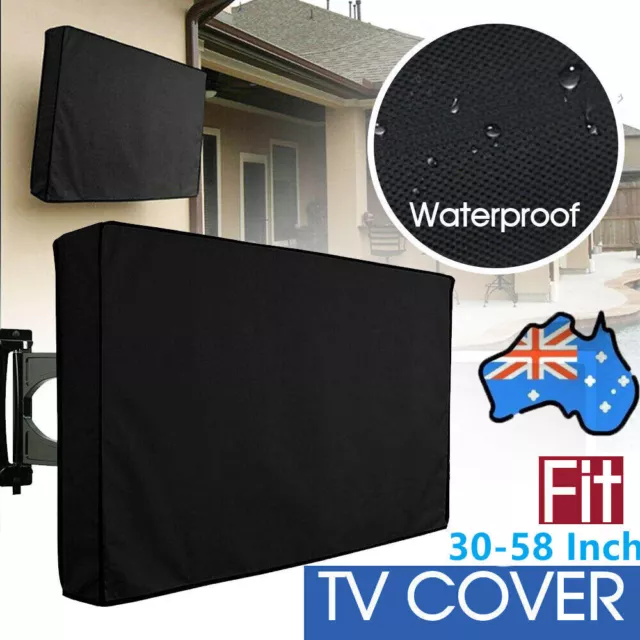 30-58 Inch Dustproof Waterproof TV Cover Outdoor Patio Flat Television Protector