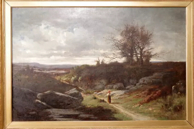 Tableau Paysage Par Léon Humbert Anthelme Dallemagne 3