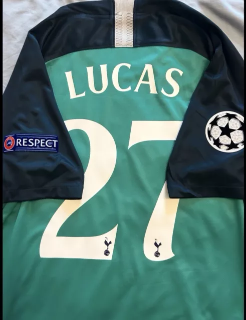 TOTTENHAM 2018 19 THIRD shirt Lucas Moura 285.00 PicClick UK