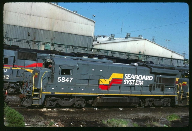 Original Rail Slide - SBD Seaboard System 5847 Richmond VA 5-20-1985