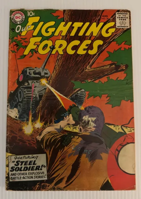 Our Fighting Forces #36 1958 (GD+) Silver Age DC!