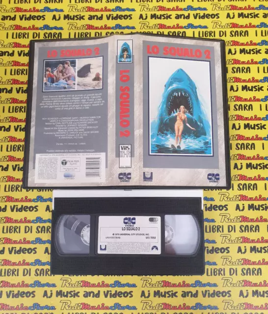 VHS film LO SQUALO 2 roy scheider lorraine gary 1992 cic video universal (F284)