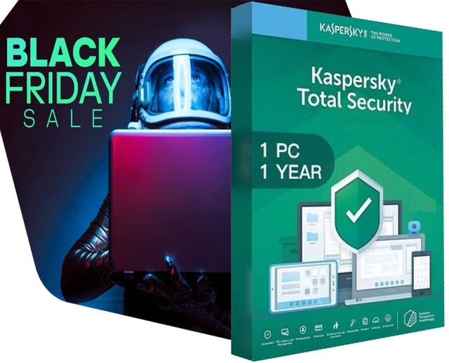 Kaspersky Total Security 2023 officiel - CLÉ GLOBALE - 1 an / 1 appareil