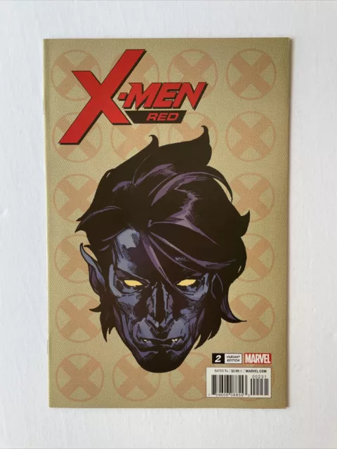 X-Men Red #2 (2018) 9.4 NM Marvel Charest Headshot Variant Cover 1:10 Retailer