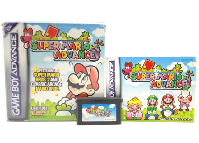Super Mario Advance - Nintendo Game Boy Advance (GBA) BOXED [PAL]  WITH WARRANTY