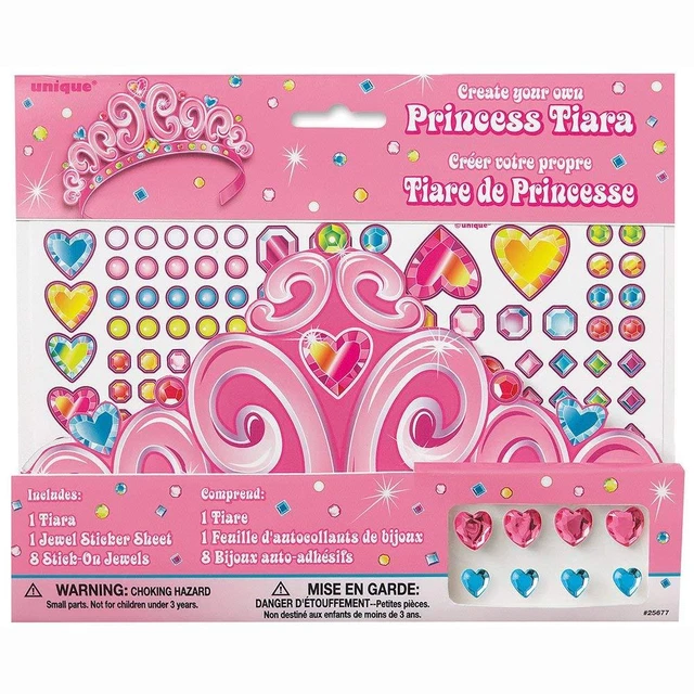 Corona de Princesa Crea Tu Propio Favores Fiesta Vestir Cumpleaños Manualidades