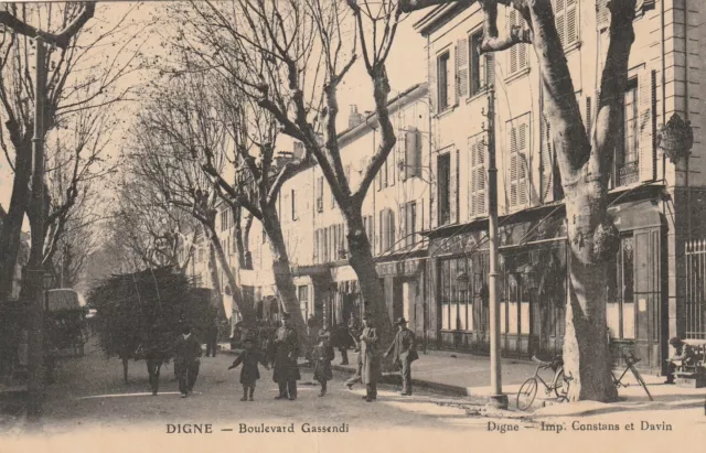 CPA 04 DIGNE Boulevard Gassendi