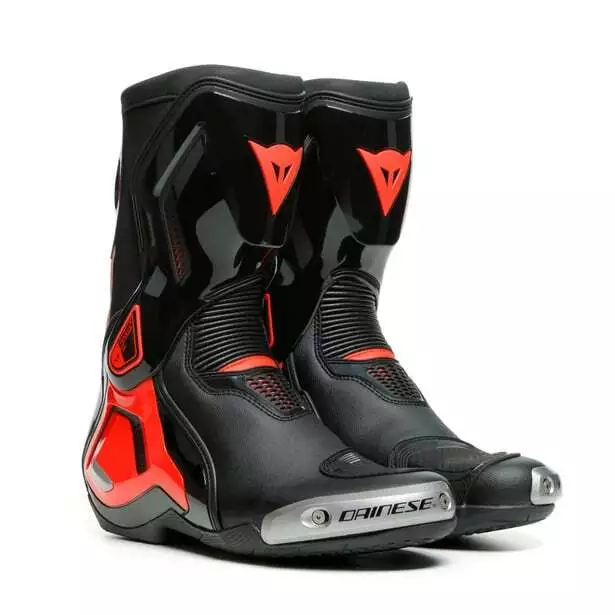 Dainese Torque 3 Out Noir Fluo Rouge Bottes -  Livraison gratuite!